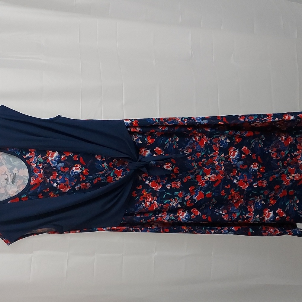 Cuddle Duds floral dress M